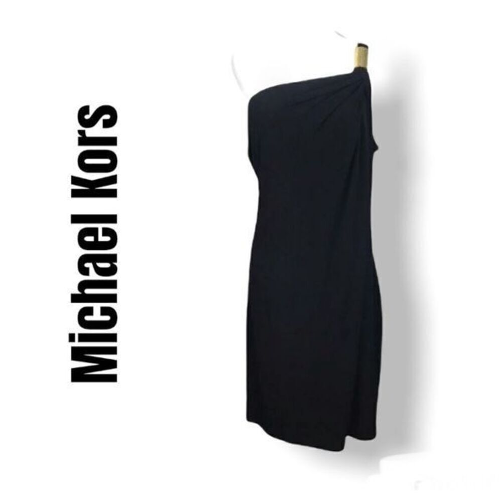 Michael Kors One Shoulder Cocktail Dress